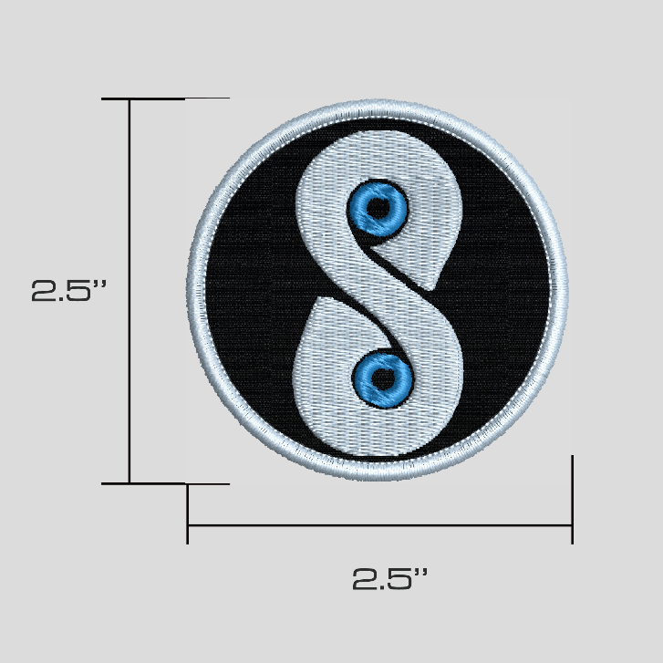 Iron-on Chain Link Logo Patch