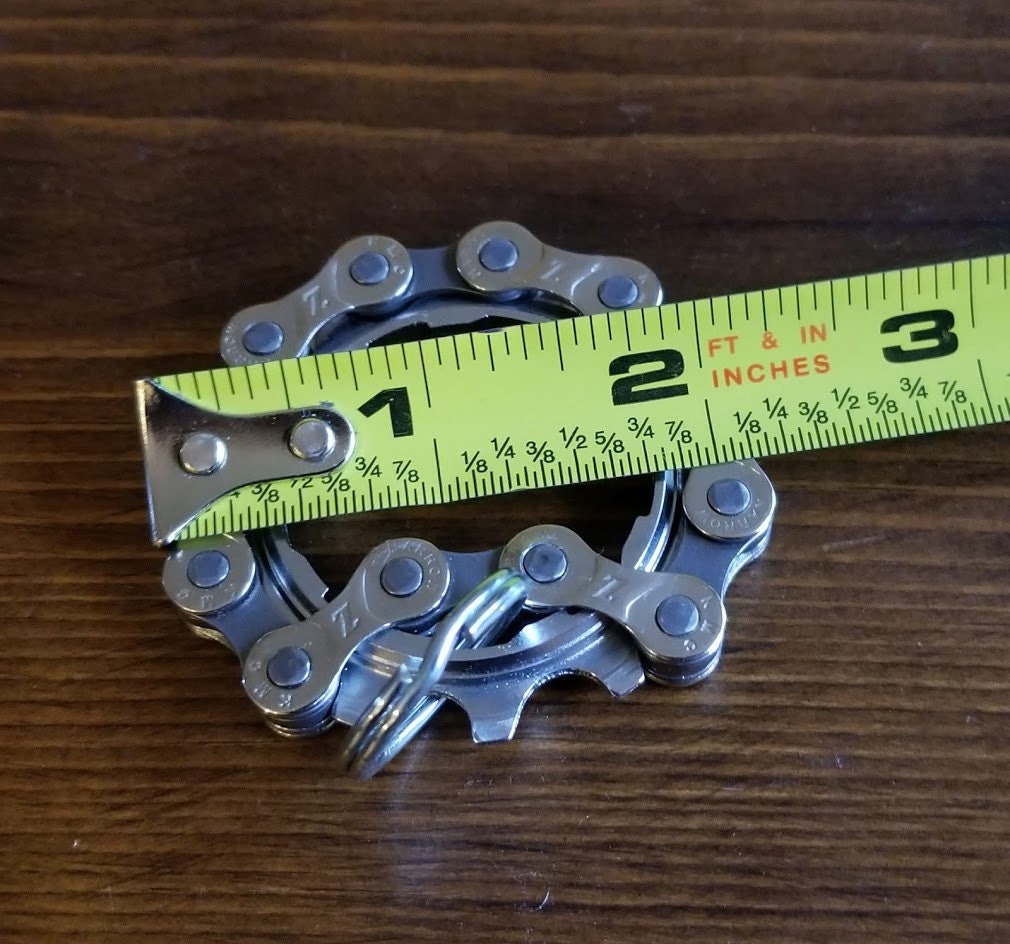 Gear & Chain Bottle Opener Keychain