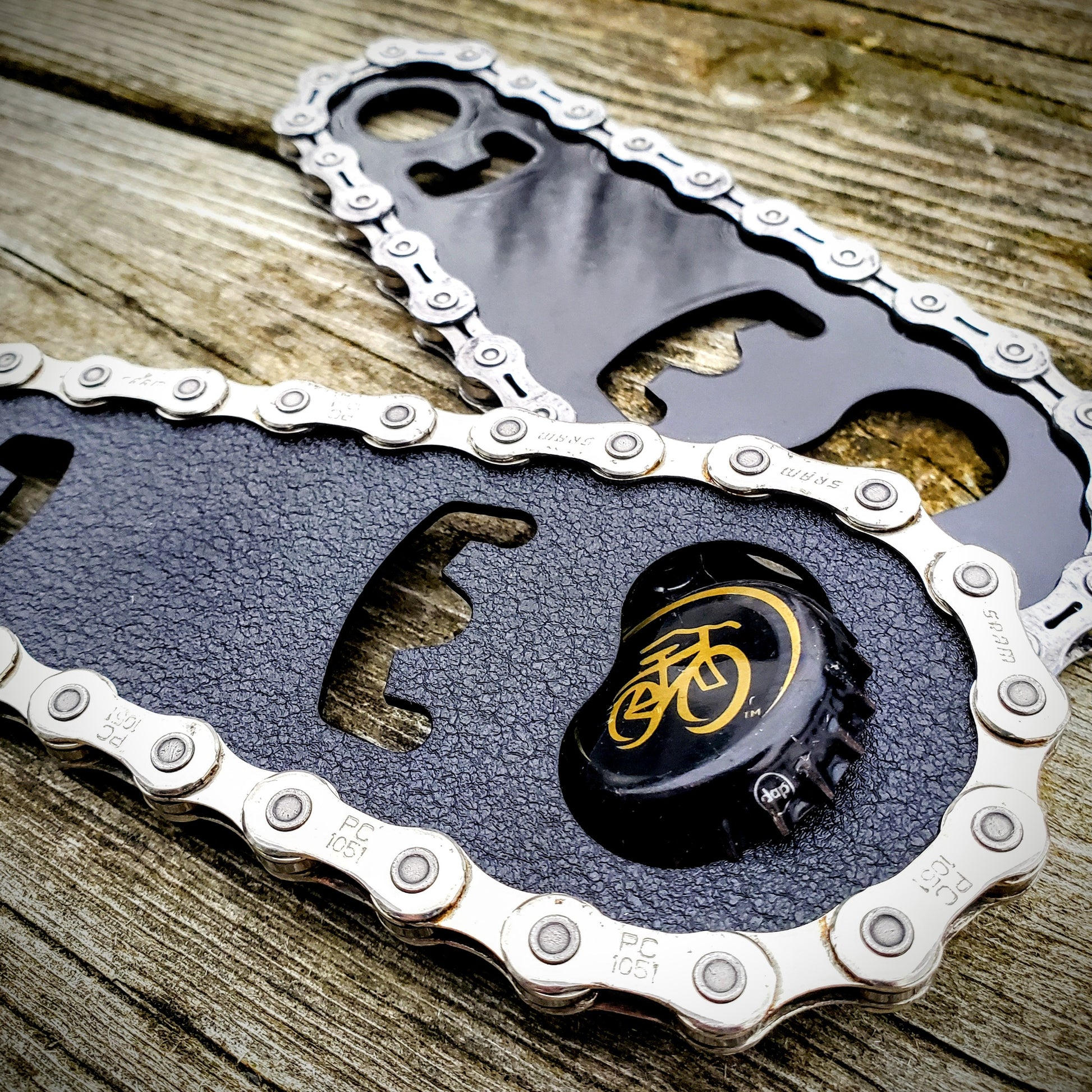 Rugged Bike for Beer Bottle opener for bike rider, cyclists, bikers, mountain road bikes