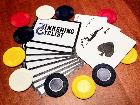 Tinkering Cyclist Poker Playing Cards