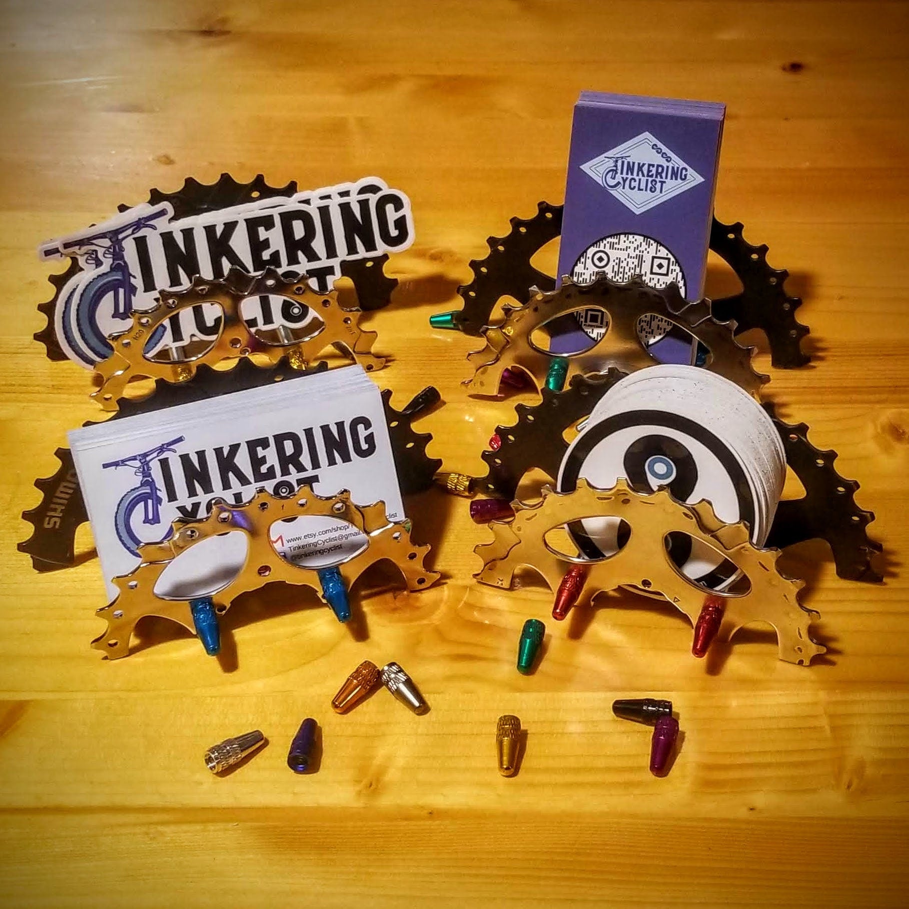 Sprocket Business Card/ Sticker Holder – Tinkering Cyclist